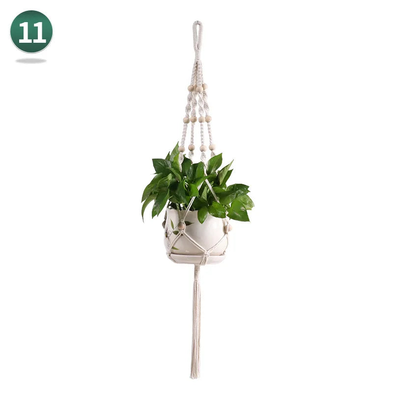 Hanging Basket Macrame Decor