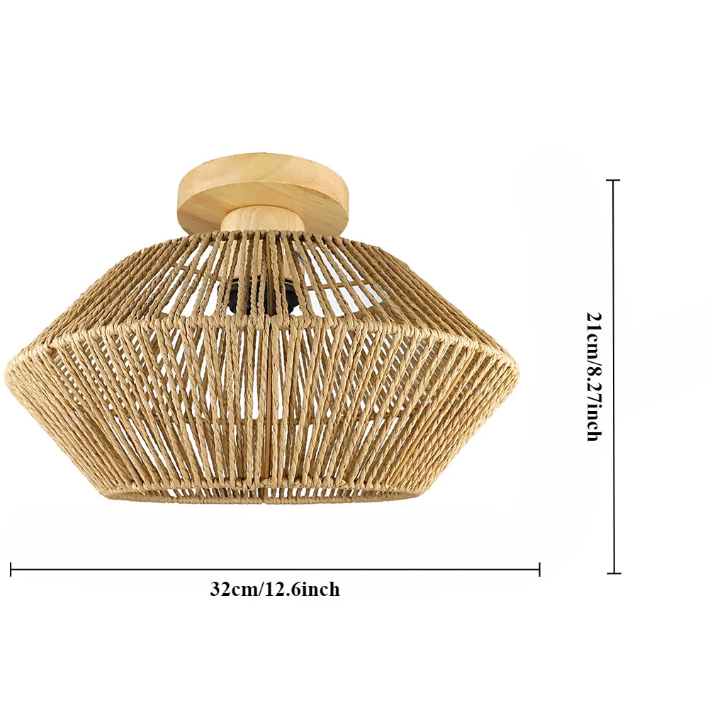 Rattan Ceiling Light Chandelier