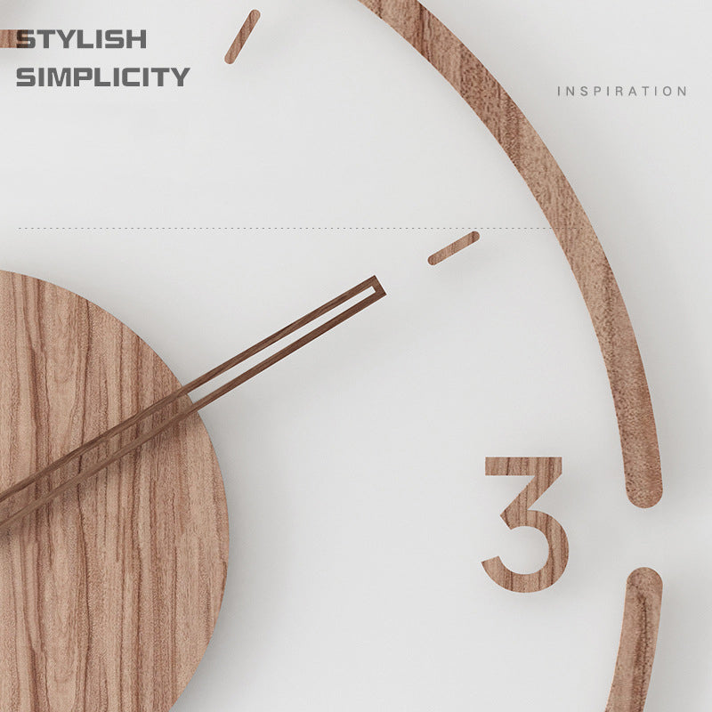 Retro Wood Wall Clock