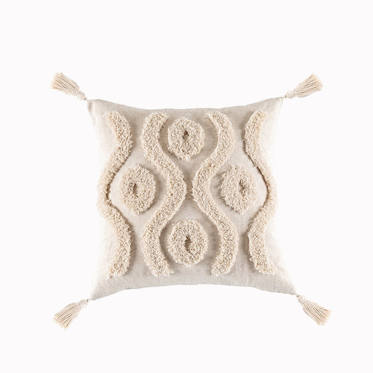 Tassels Macrame Cushion Cover