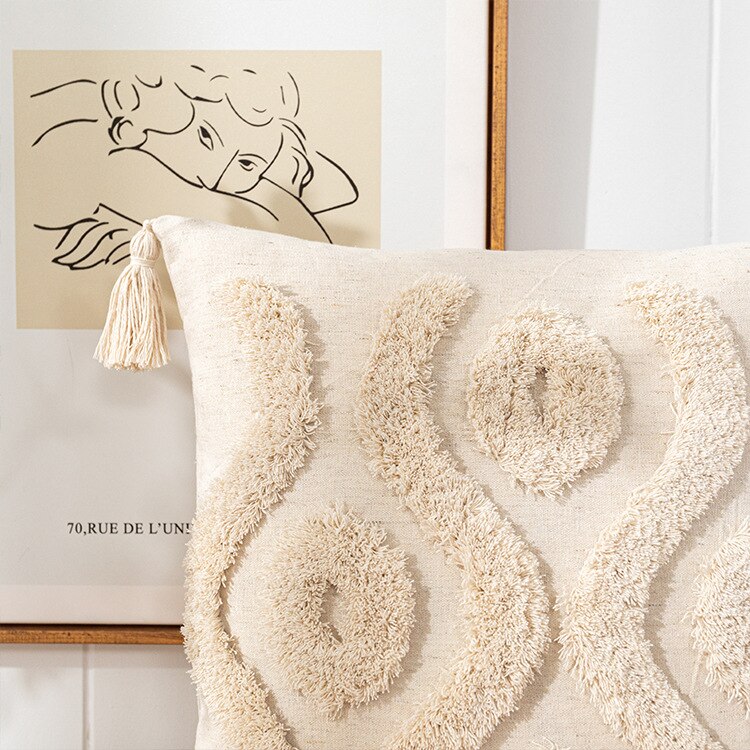 Tassels Macrame Cushion Cover