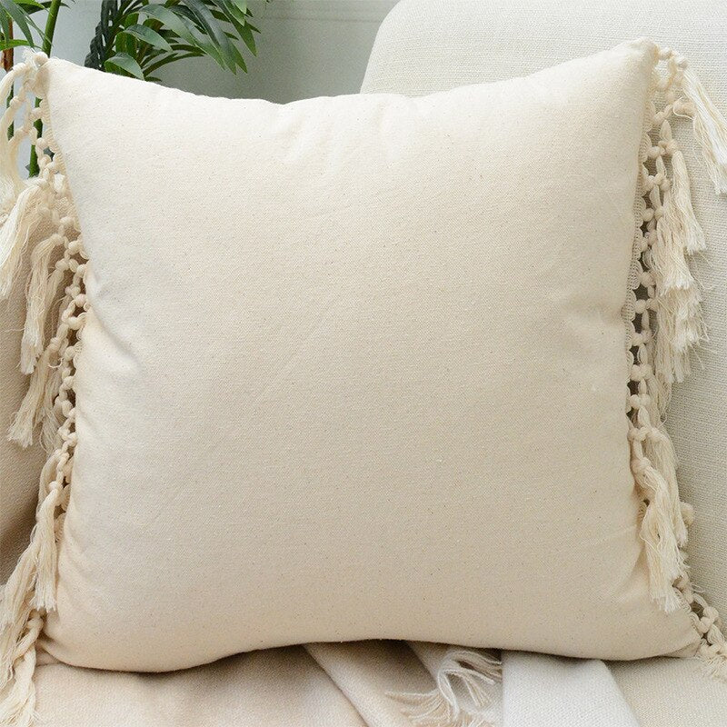 Tassels Macrame Cushion Cover