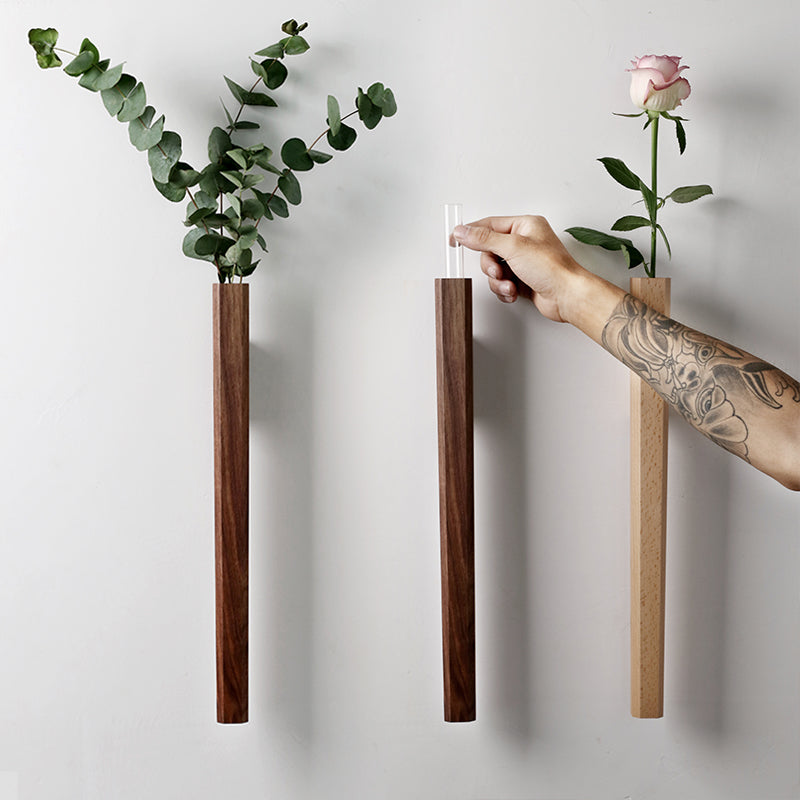 Single Floral Hanging Wall Vase