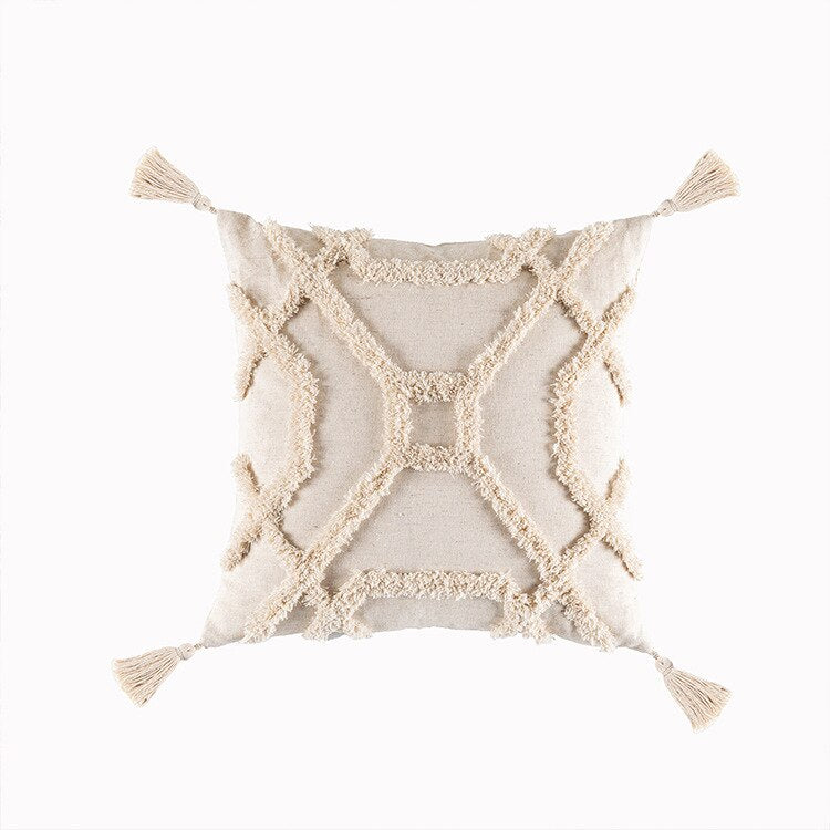 Tassels Macrame Cushion Cover