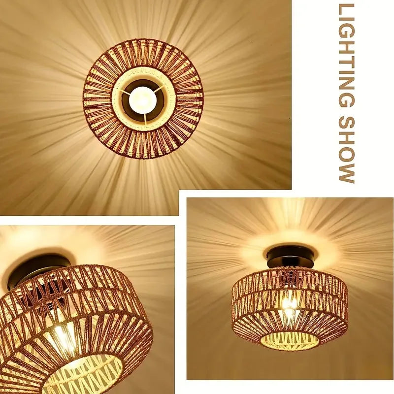 Bamboo Chandelier Ceiling Lamp