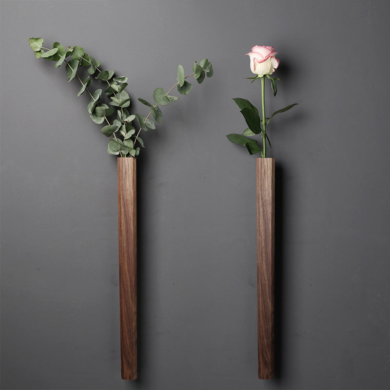 Single Floral Hanging Wall Vase