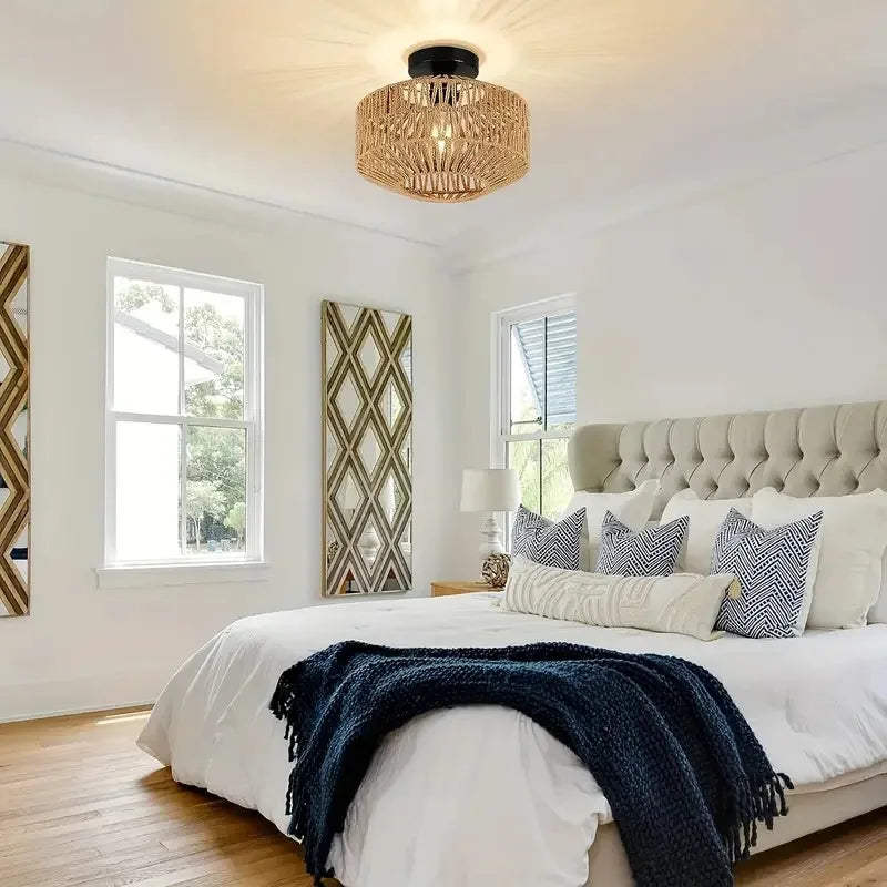 Bamboo Chandelier Ceiling Lamp