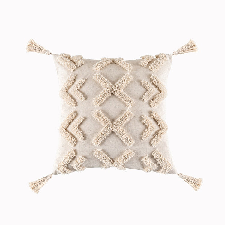 Tassels Macrame Cushion Cover