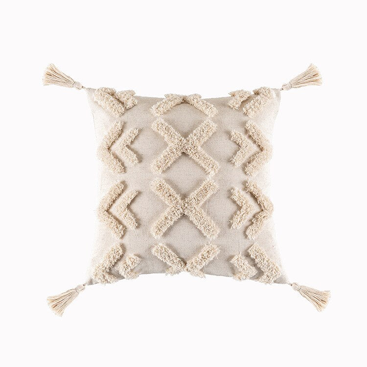 Tassels Macrame Cushion Cover