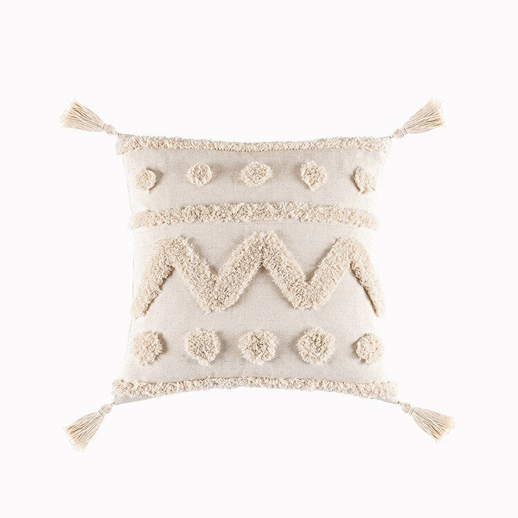 Tassels Macrame Cushion Cover