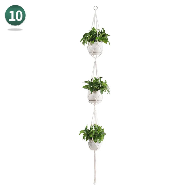 Hanging Basket Macrame Decor