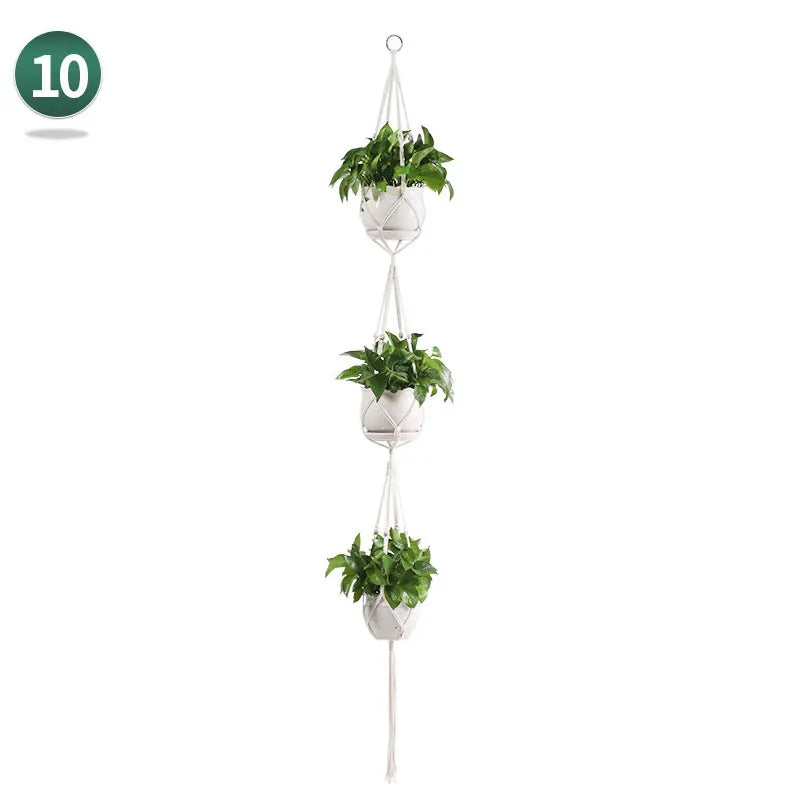 Hanging Basket Macrame Decor