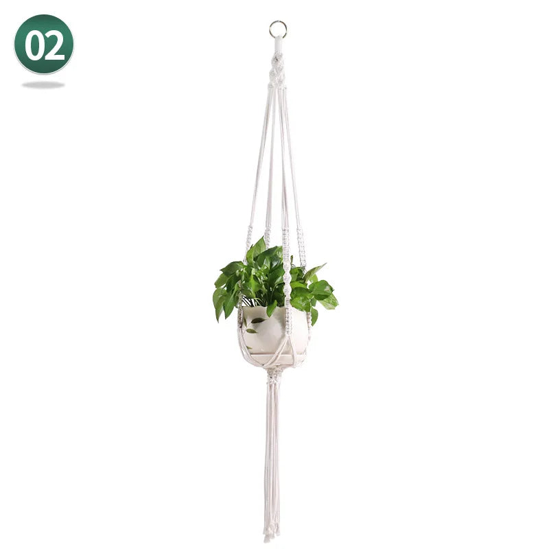 Hanging Basket Macrame Decor