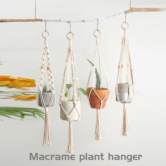 Hanging Basket Macrame Decor