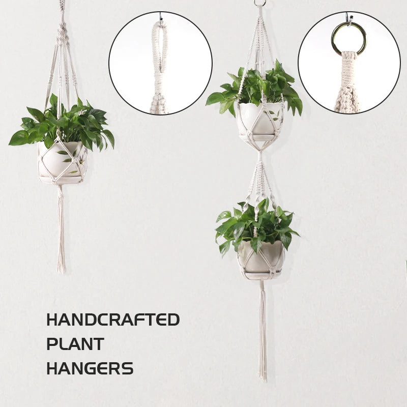Hanging Basket Macrame Decor