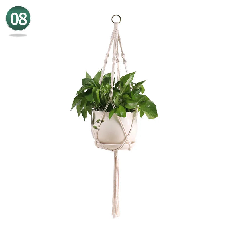 Hanging Basket Macrame Decor