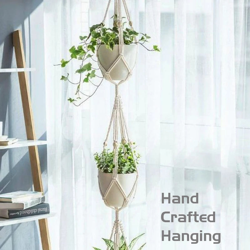 Hanging Basket Macrame Decor