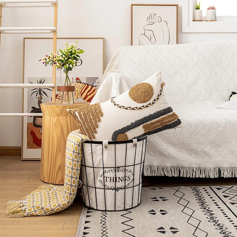 Tufted Minimalist Style Pillow Case