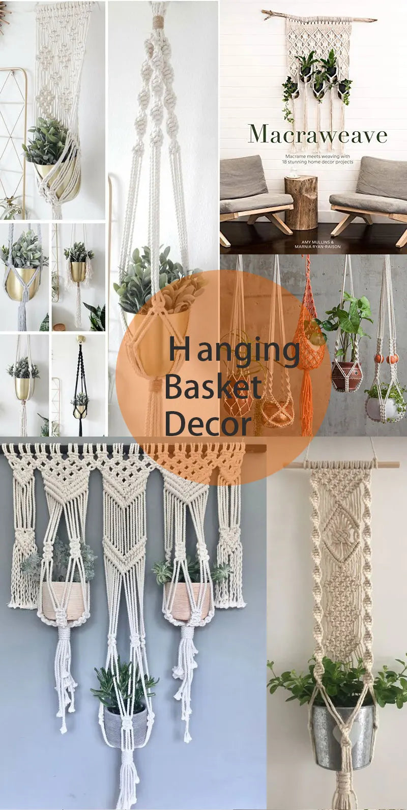 Hanging Basket Macrame Decor