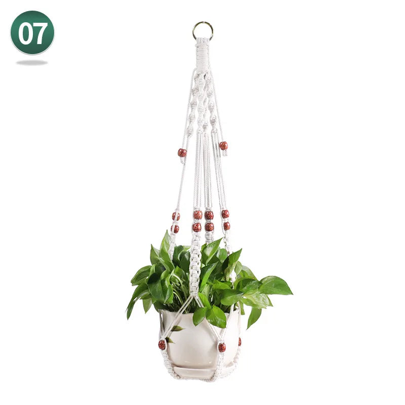 Hanging Basket Macrame Decor