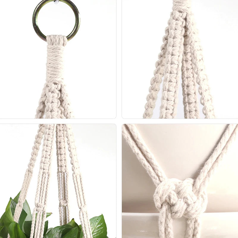 Hanging Basket Macrame Decor