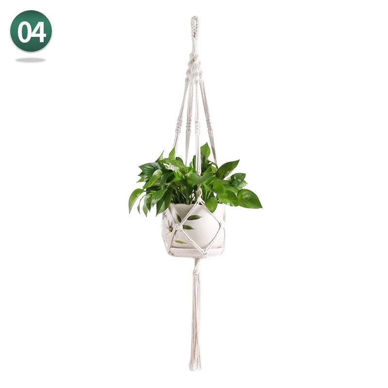 Hanging Basket Macrame Decor