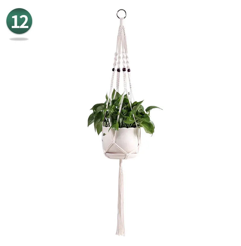 Hanging Basket Macrame Decor