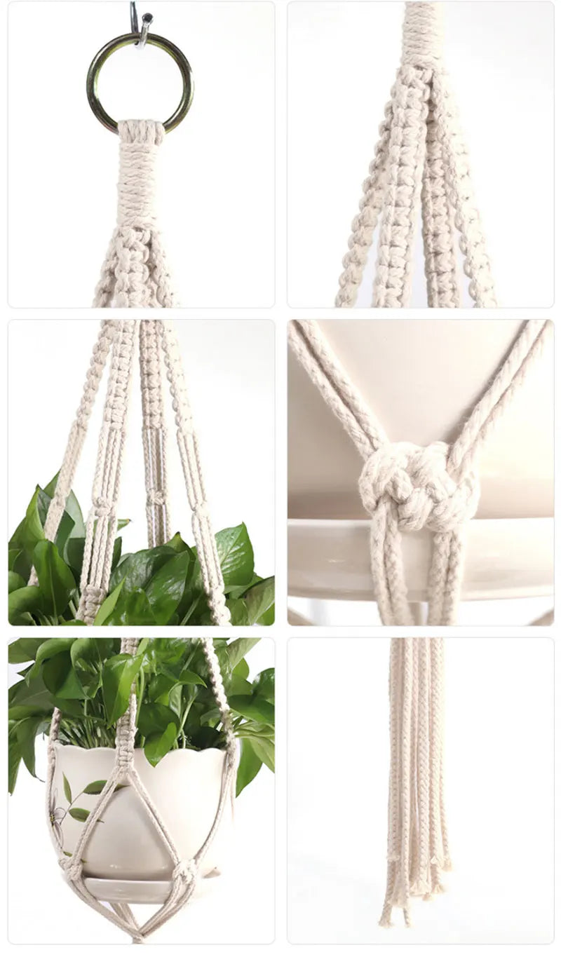Hanging Basket Macrame Decor