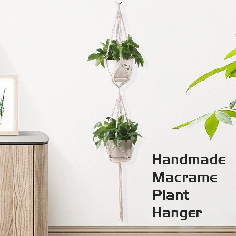 Hanging Basket Macrame Decor