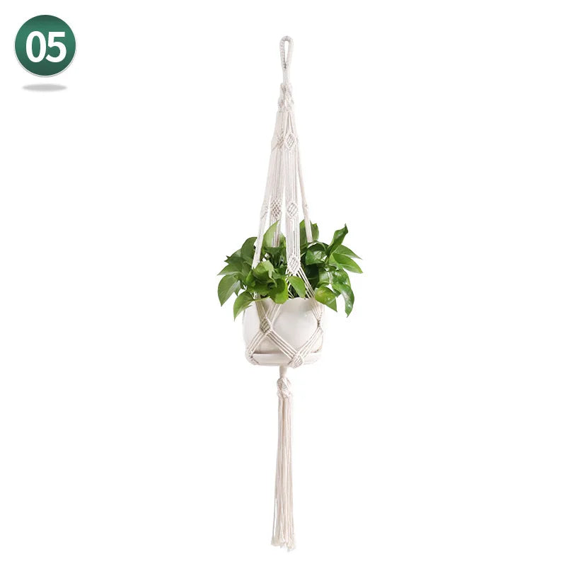 Hanging Basket Macrame Decor