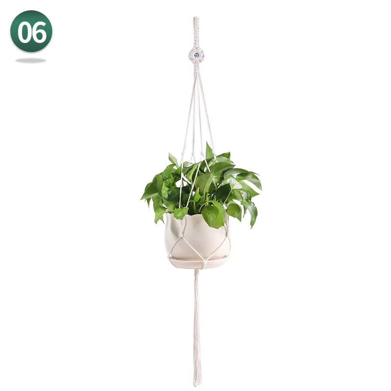 Hanging Basket Macrame Decor