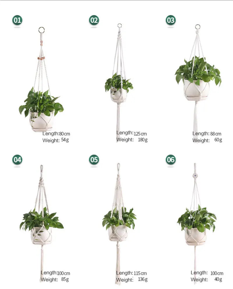 Hanging Basket Macrame Decor