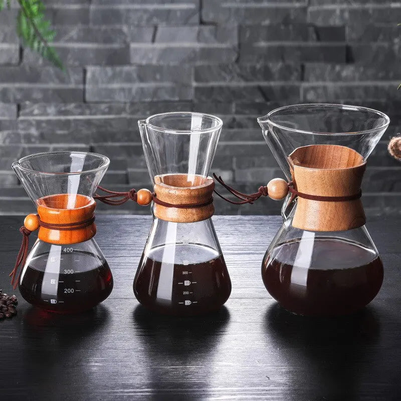 Hand Brewed Coffee Pot with Filter