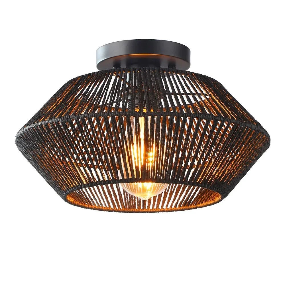 Rattan Ceiling Light Chandelier