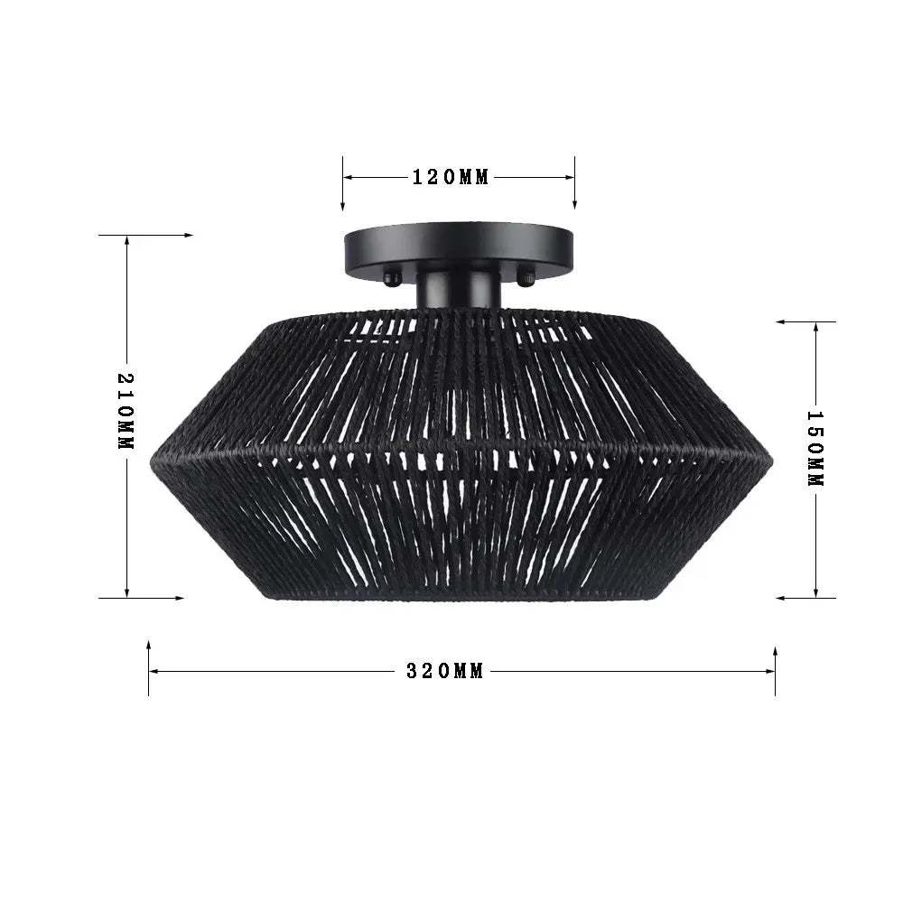 Rattan Ceiling Light Chandelier