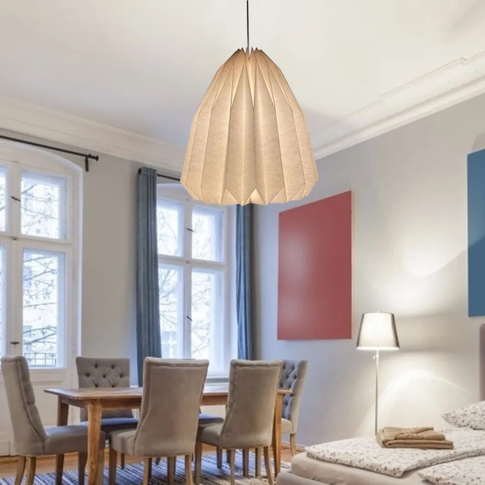 Modern Paper Origami Chandelier