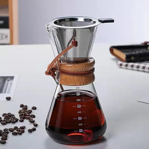 Hand Brewed Coffee Pot with Filter