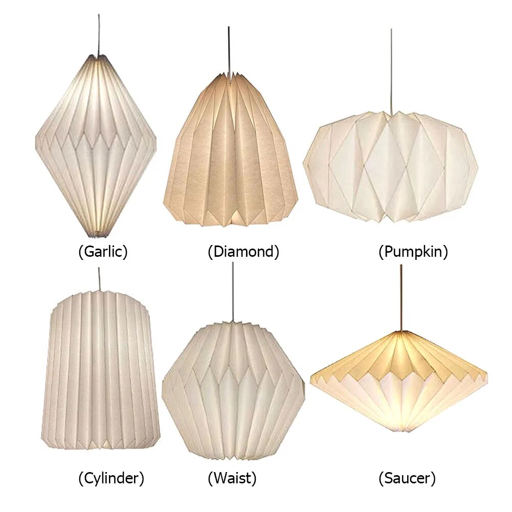 Modern Paper Origami Chandelier