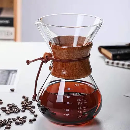 Hand Brewed Coffee Pot with Filter