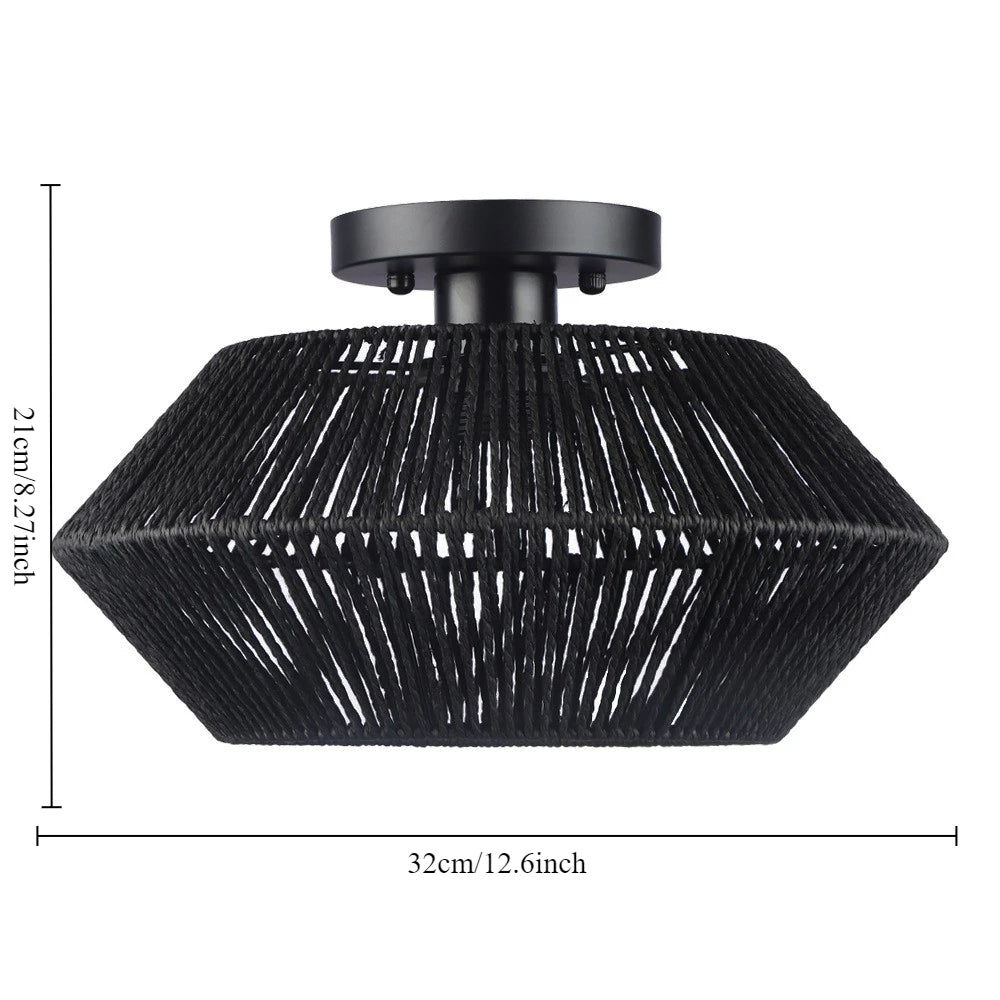 Rattan Ceiling Light Chandelier