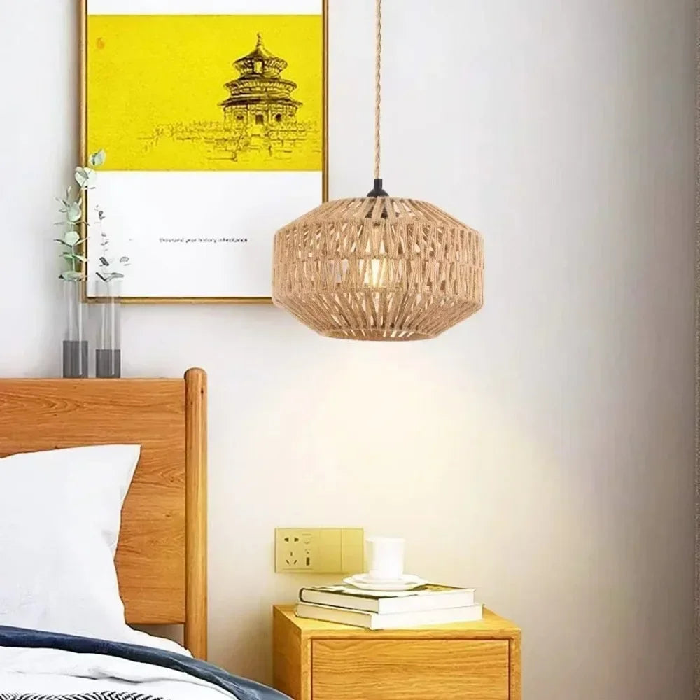 Vintage Rope Style Ceiling Pendant Light