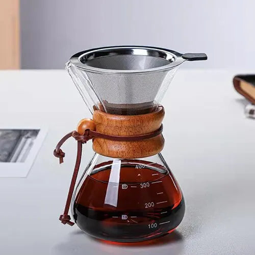 Hand Brewed Coffee Pot with Filter