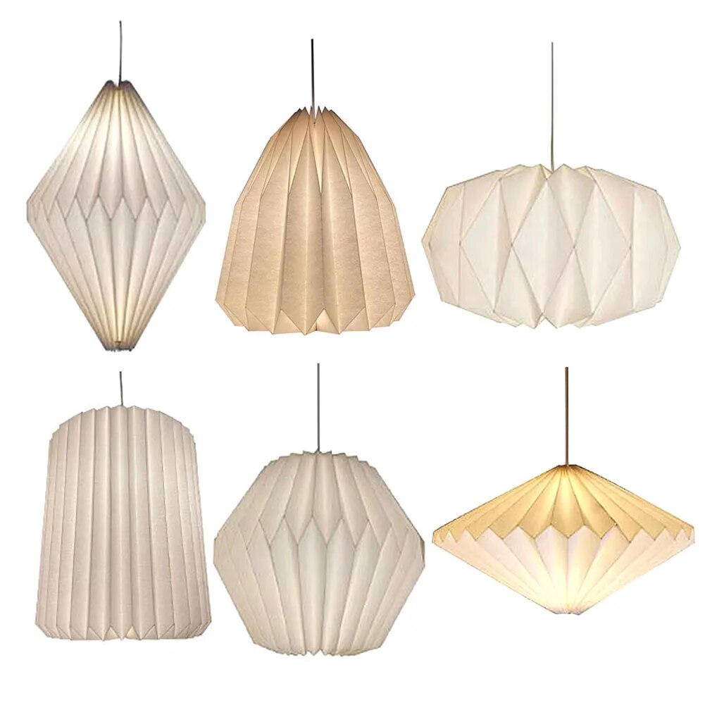 Modern Paper Origami Chandelier