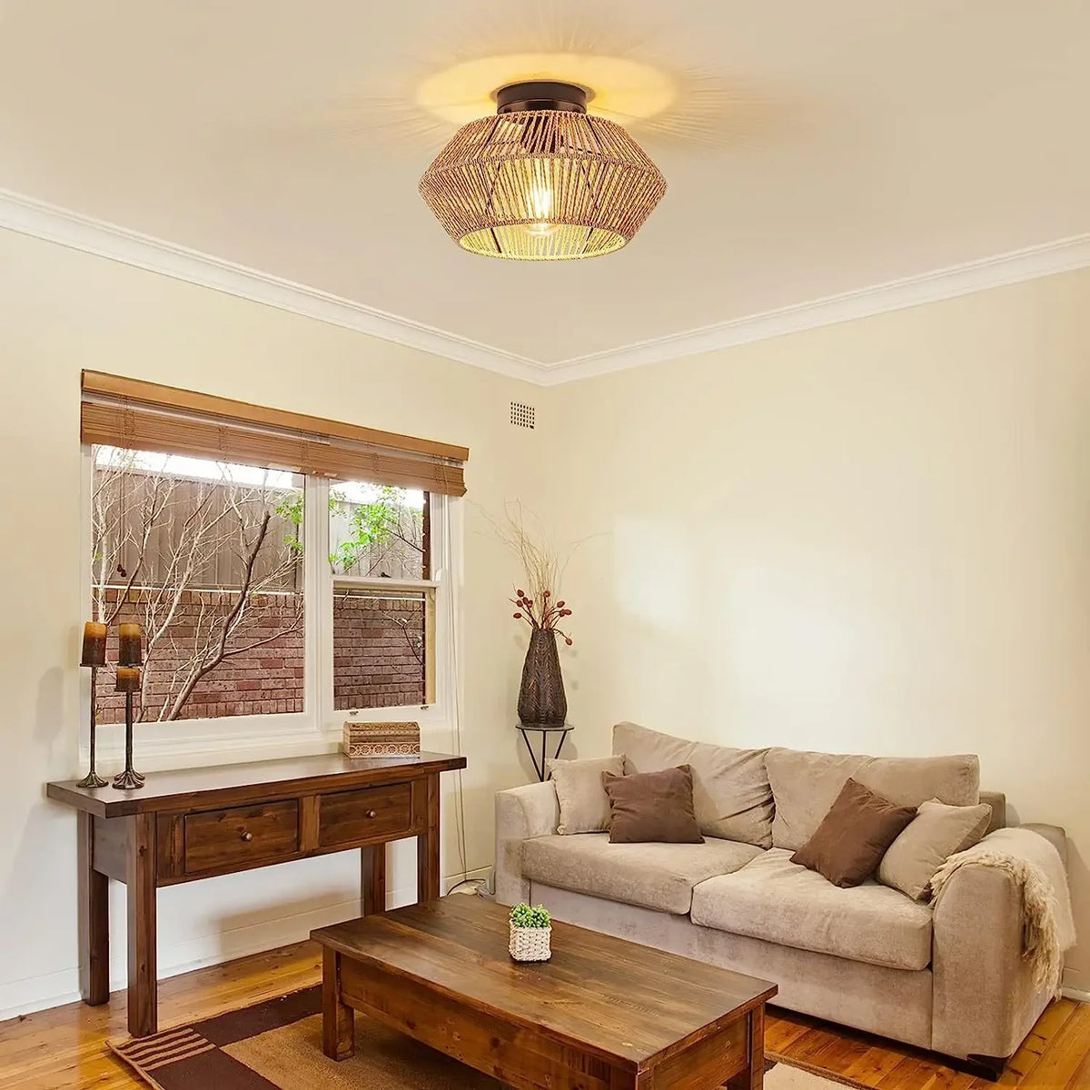 Rattan Ceiling Light Chandelier