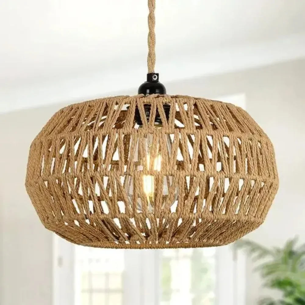 Vintage Rope Style Ceiling Pendant Light