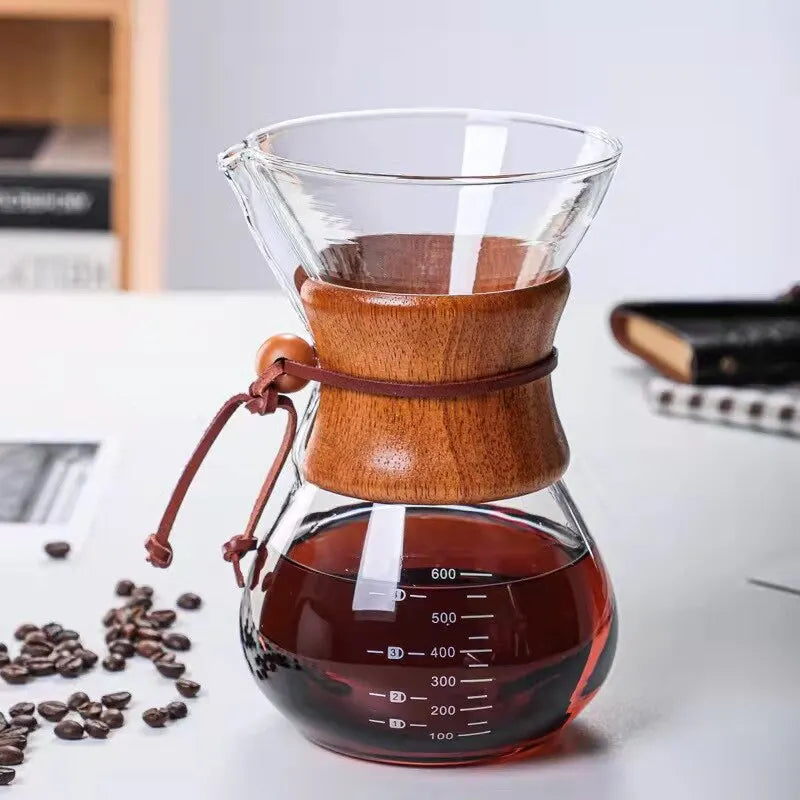 Hand Brewed Coffee Pot with Filter